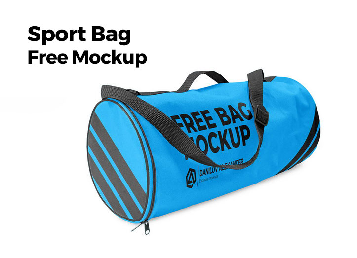 Sport Bag Mockup Free PSD