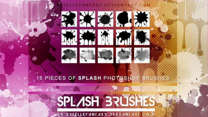 blood splash brush photoshop free download