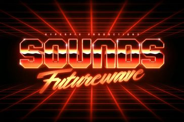 Free 3D 80s Text and Logo Effect PSD