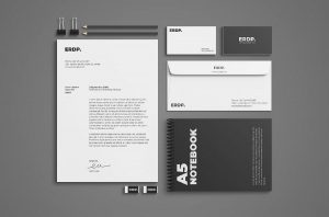 Basic Branding Stationery Mockup PSD