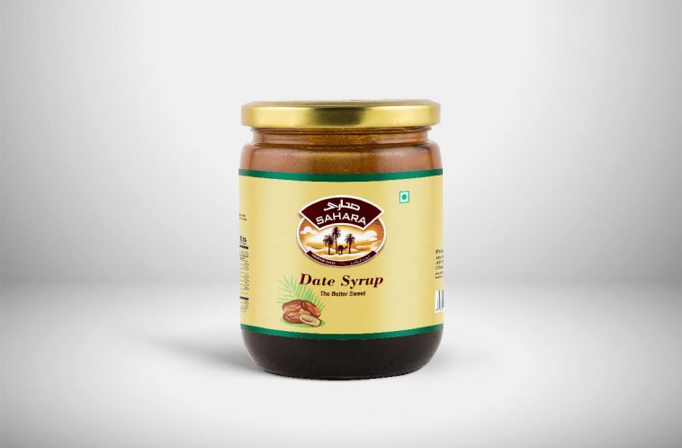 Dates Syrup Jam Jar Mockup PSD