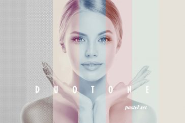 Duotone Photoshop Effect PSD file
