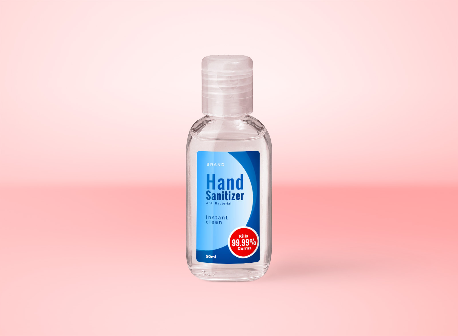 Download Free Hand Sanitizer Small Plastic Bottle Mockup Best Free Mocckups PSD Mockup Templates