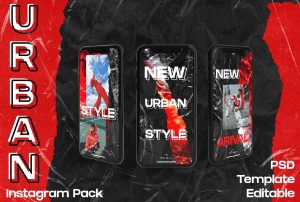 Free Urban Instagram Story Template PSD