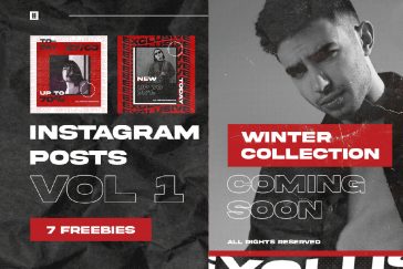 Free Instagram Fashion Post PSD Templates