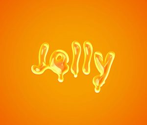 Free Liquid Jelly Text Effect PSD