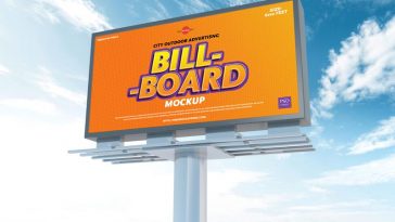 City Outdoor Billboard Mockup PSD