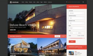 Real Estate PSD Website Template PSD