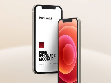 Free iPhone 12 Mockup PSD