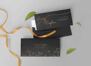 Wedding Invitation Mockup PSD