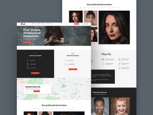 Studio Website PSD Template