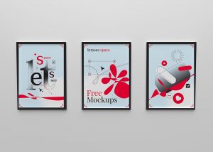Wall Poster Frame Mockups