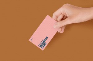 Free Business Cards Mockups PSD Set