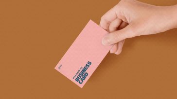 Free Business Cards Mockups PSD Set