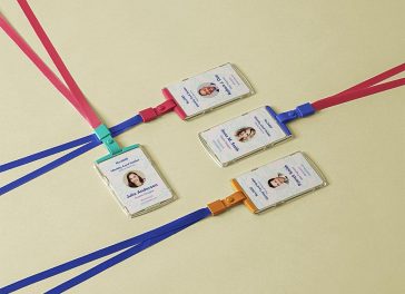 ID Card Holder Mockup Scene PSD