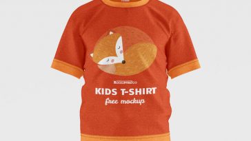 3 Kids T-Shirt Mockups PSD