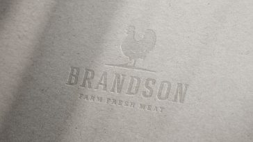 Download Free Embossed Leather Stamping Logo Mockup Psd Psfiles