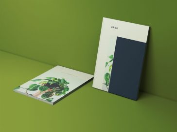 Two Magazine Covers Mockup PSD