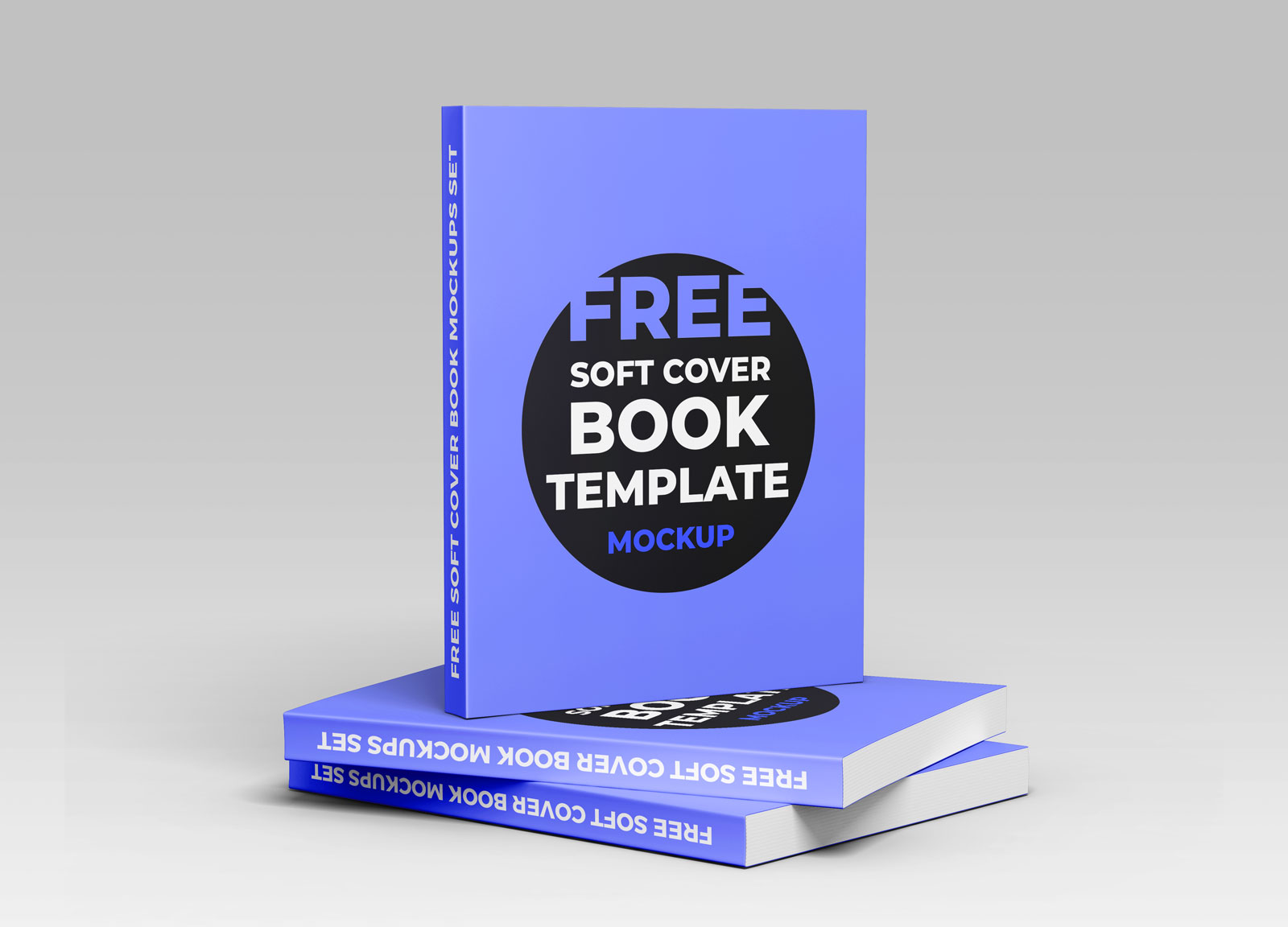 Download Soft Cover Book Mockups Psd Set Psfiles