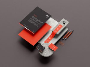Free Premium Branding Stationery Mockup PSD set