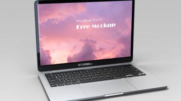 Opened MacBook Pro Mockups PSD