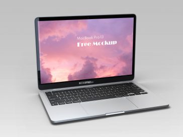 Opened MacBook Pro Mockups PSD