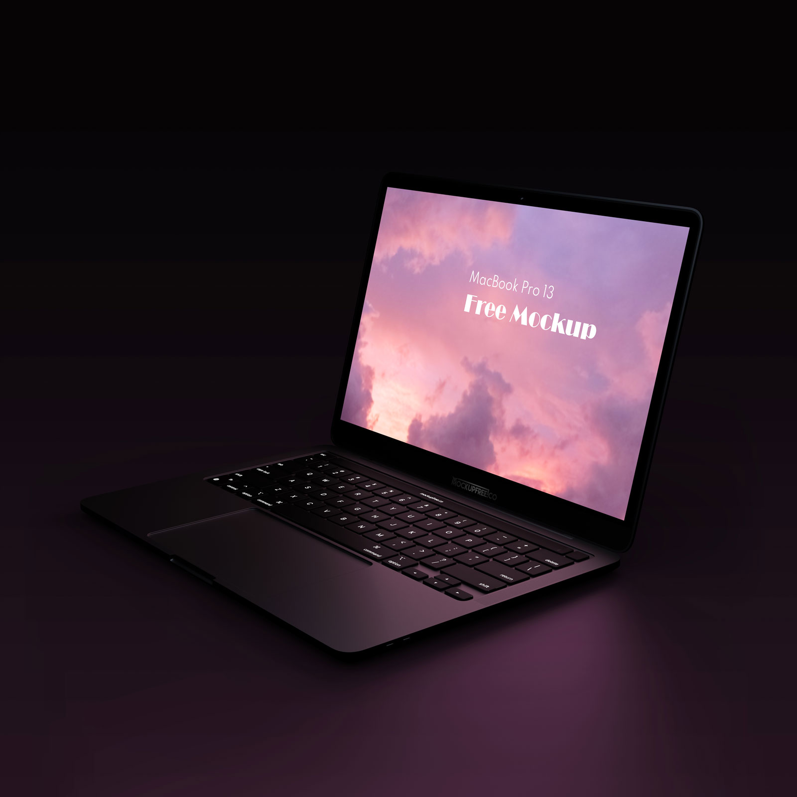 Opened Black MacBook Pro Mockups PSD