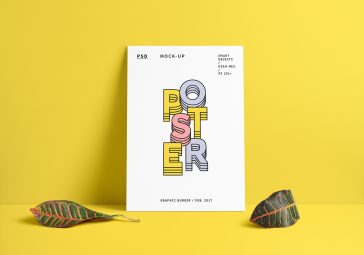 Free Poster MockUp PSD