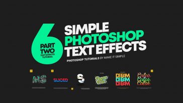 Worthy 6 Simple Easy Photoshop Text Effects Tutorial