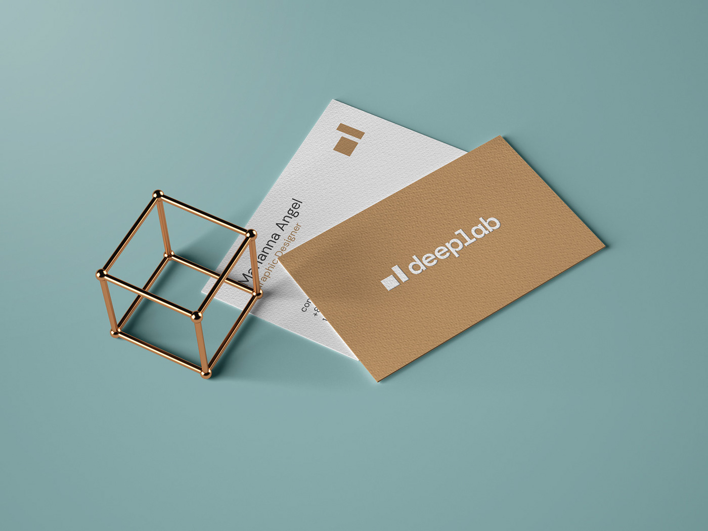 Free Realistic Business Card Mockups PSD