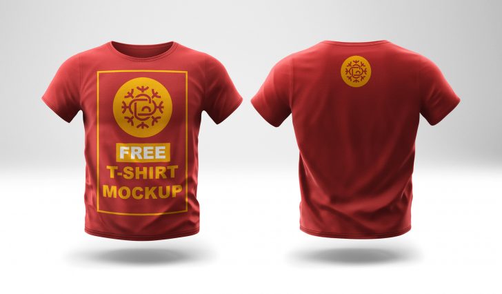 Free Free Short Sleeve Front & Back T-shirt Mockup PSD- PsFiles