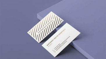 Minimalist Business Card Mockup PSD