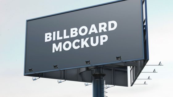 Free Triple Billboard Mockup PSD - PsFiles