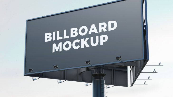 Free Triple Billboard Mockup PSD - PsFiles