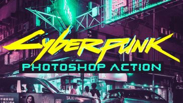 Free Cyberpunk Photoshop Actions