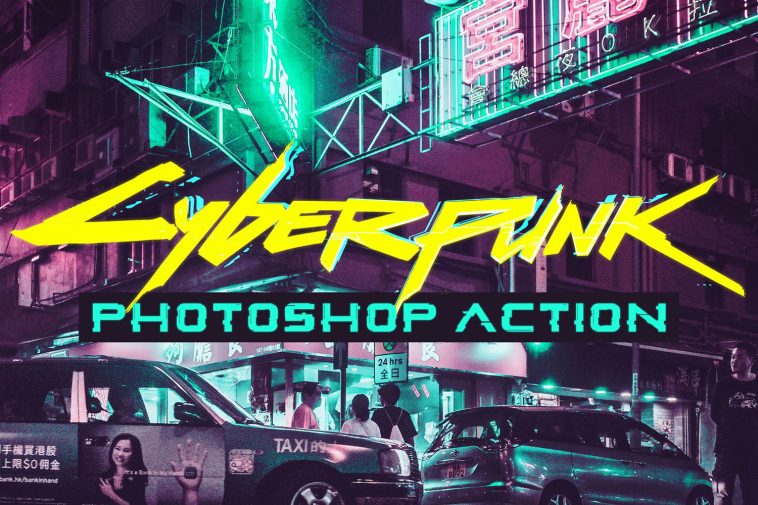 Free Cyberpunk Photoshop Actions