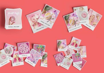 Free Photo Collage Maker Mockup PSD