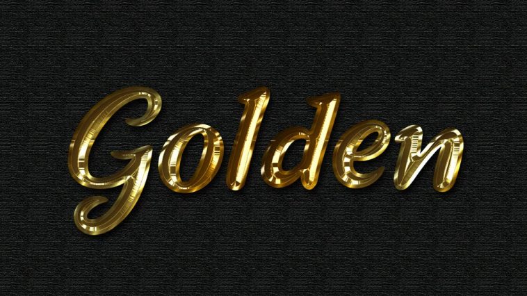 antique gold photoshop text effect download