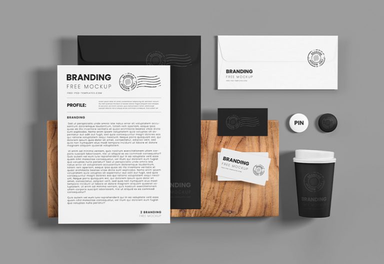 Free Restaurant Identity Branding Mockup PSD set - PsFiles