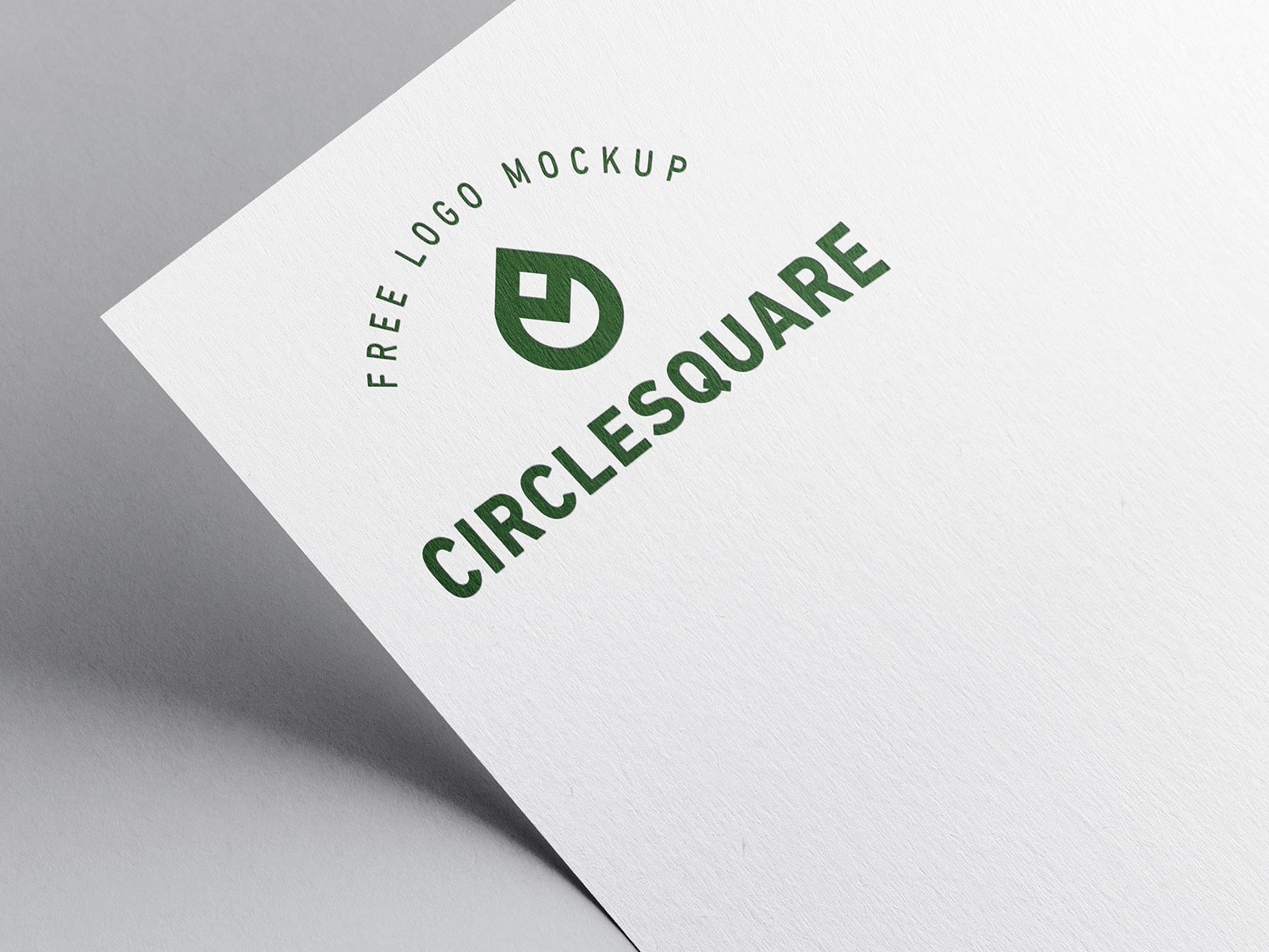 Free Paper Logo Mockup PSD Set