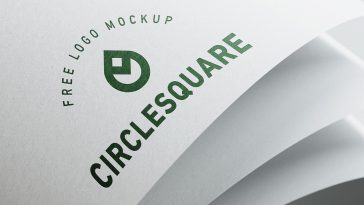 Free Paper Logo Mockup PSD Set