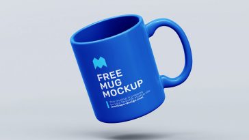 Free Ceramic Coffee Mug Mockup PSD Set