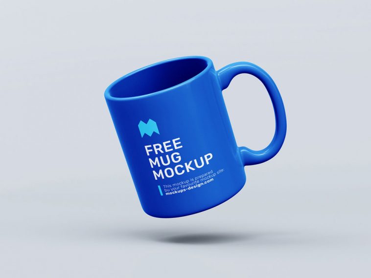 Free Ceramic Coffee Mug Mockup PSD Set