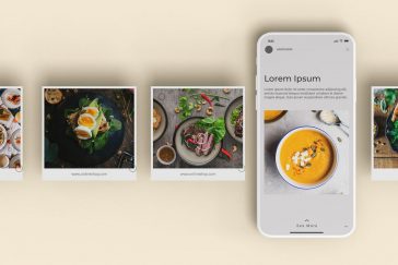 Free Social Media Post Mockup PSD