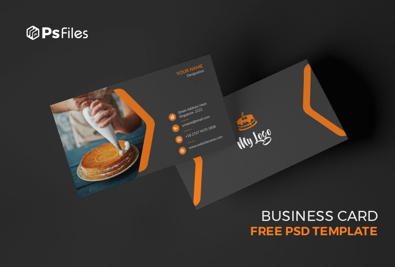 Cake Business Cards Templates Free