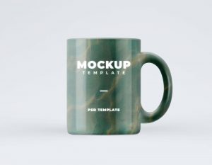 Free Logo Placing Coffee Mug Mockup PSD