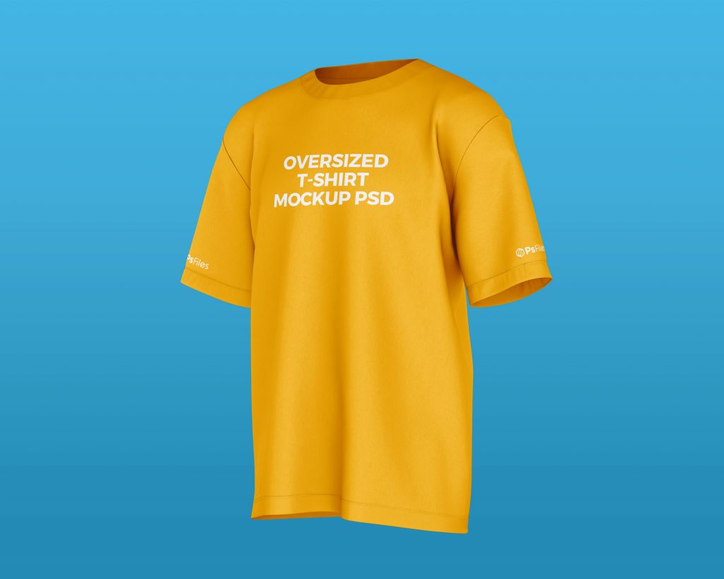Download Free Oversized T Shirt Mockup Psd Set Psfiles