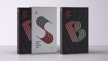 Slipcase Book Mockup PSD Vol8