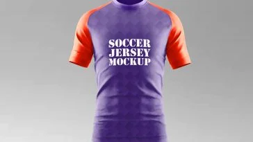 PsFiles Free Jersey Mockup PSD