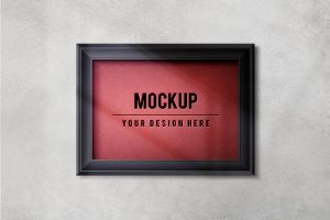 Free Wall Frame Mockup PSD